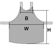 エプロンサイズ